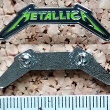 Second picture of Metallica Justice Logo Enamel Pin