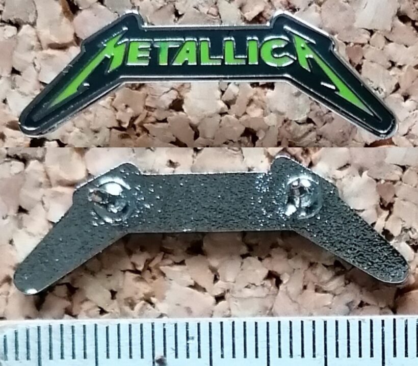 Second picture of Metallica Justice Logo Enamel Pin