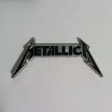 Metallica Kill 'Em All Black Logo Enamel Pin Metallica Kill 'Em All Black Logo Enamel Pin