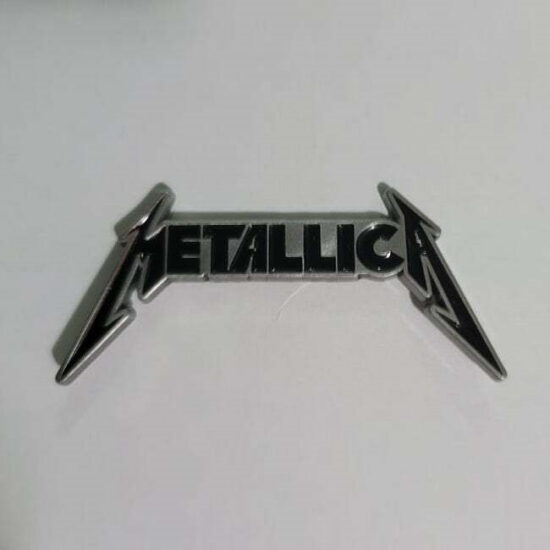 Metallica Kill 'Em All Black Logo Enamel Pin