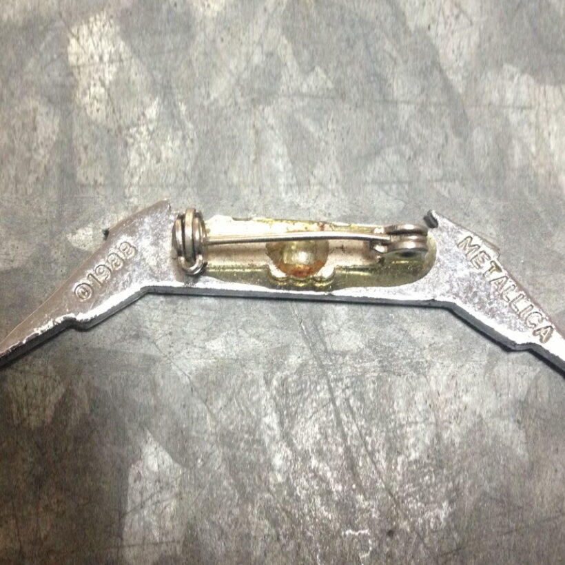 Back of Metallica Kill 'Em All logo Back of Metallica Kill 'Em All logo