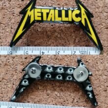 Second picture of X Second picture of Metallica Kill 'Em All Logo Acrylic Pin