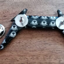 Back of Metallica Kill 'Em All Logo Acrylic Pin Back of Metallica Kill 'Em All Logo Acrylic Pin