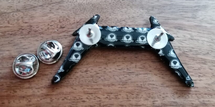 Back of Metallica Kill 'Em All Logo Acrylic Pin Back of Metallica Kill 'Em All Logo Acrylic Pin