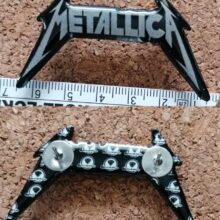 Second picture of X Second picture of Metallica Kill 'Em All Logo Acrylic Pin