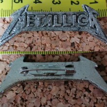 Second picture of X Second picture of Metallica Kill 'Em All Logo Die Struck Pin