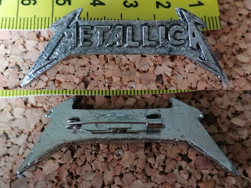 Second picture of X Second picture of Metallica Kill 'Em All Logo Die Struck Pin