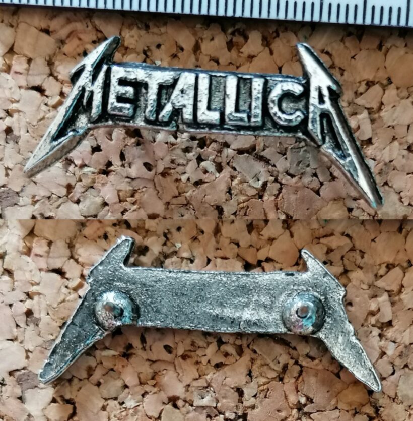 Second picture of X Second picture of Metallica Kill 'Em All Logo Die Struck Pin
