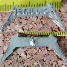 Second picture of Metallica Kill 'Em All Logo Die Struck Pin