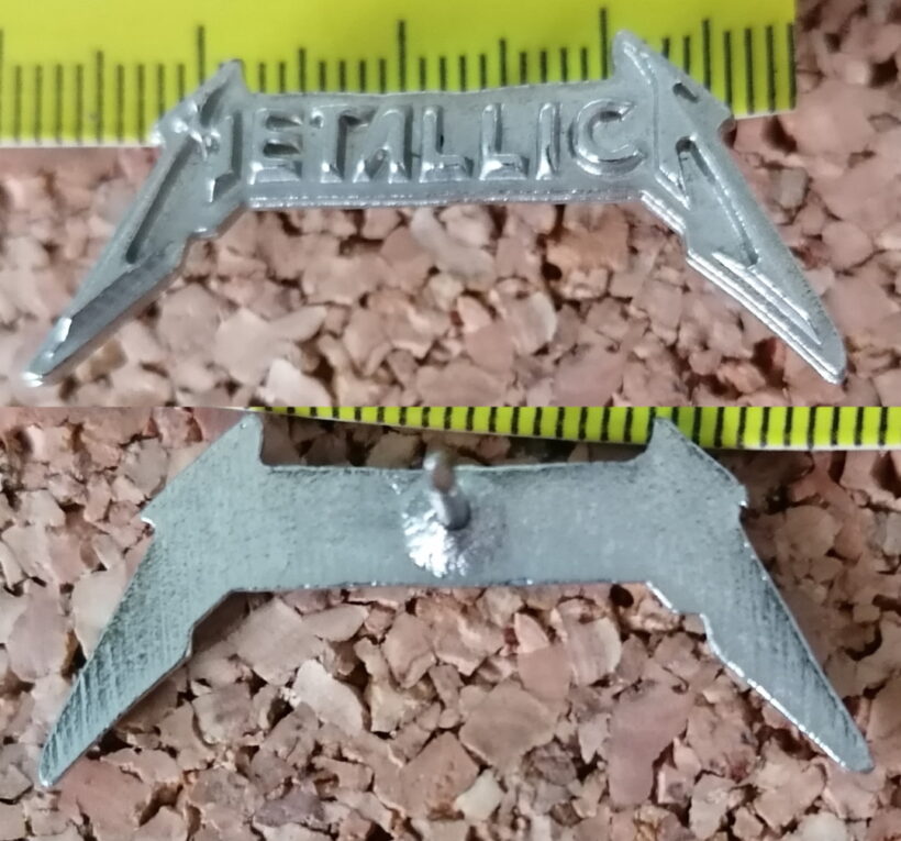 Second picture of Metallica Kill 'Em All Logo Die Struck Pin