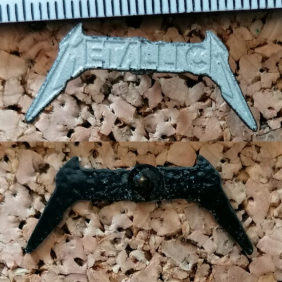 Metallica Kill 'Em All Logo Die Struck Pin