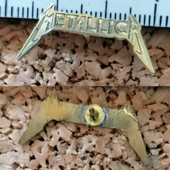 Metallica Kill 'Em All Logo Die Struck Pin