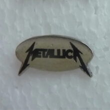 Metallica Kill 'Em All Logo Elliptic Enamel Pin Metallica Kill 'Em All Logo Elliptic Enamel Pin