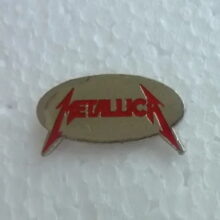 Metallica Kill 'Em All Logo Elliptic Enamel Pin Metallica Kill 'Em All Logo Elliptic Enamel Pin