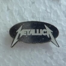 Metallica Kill 'Em All Logo Elliptic Enamel Pin Metallica Kill 'Em All Logo Elliptic Enamel Pin