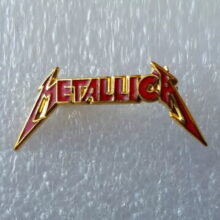 Metallica Kill 'Em All Logo Enamel Pin Metallica Kill 'Em All Logo Enamel Pin