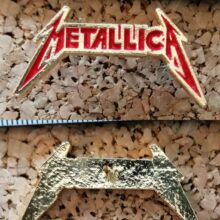 Second picture of X Second picture of Metallica Kill 'Em All Logo Enamel Pin