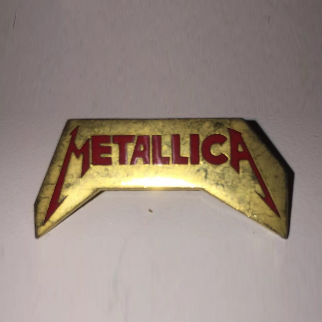 Second picture of Metallica Kill 'Em All Logo Enamel Pin