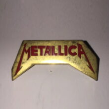 Second picture of X Second picture of Metallica Kill 'Em All Logo Enamel Pin