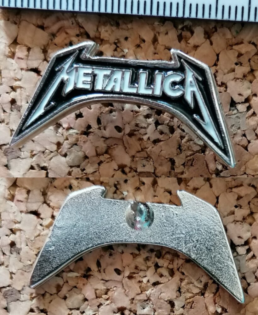 Second picture of Metallica Kill 'Em All Logo Enamel Pin