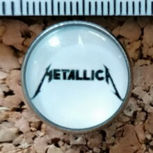 Metallica Kill 'Em All Logo Offset Printed Pin