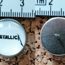 Second picture of Metallica Kill 'Em All Logo Offset Printed Pin