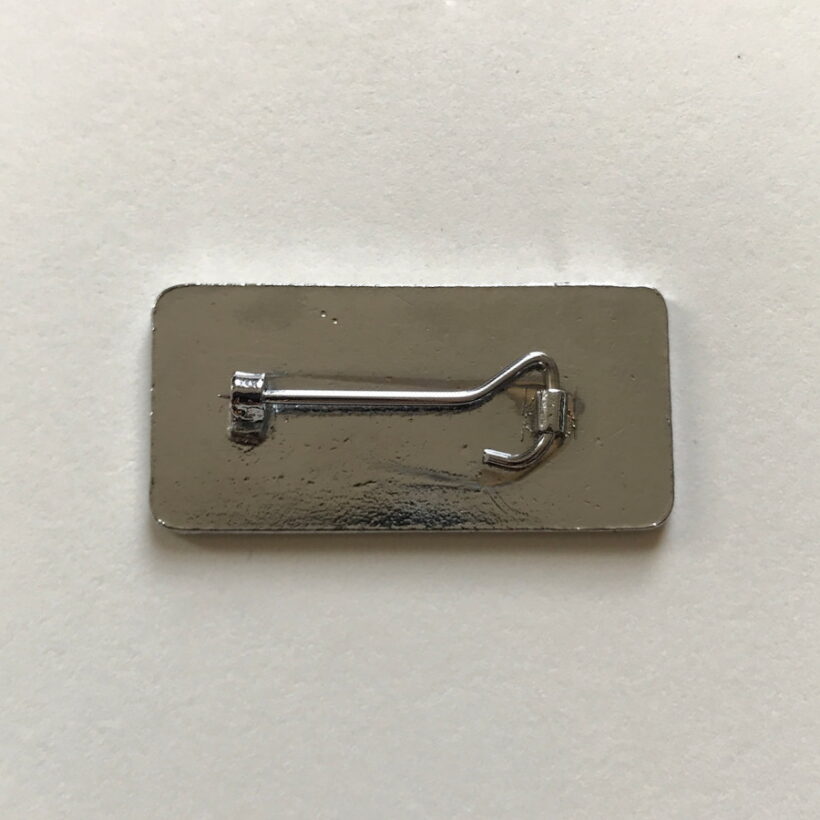 Second picture of Metallica Kill 'Em All Logo Rectangular Enamel Pin