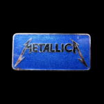 Metallica Kill 'Em All Logo Rectangular Enamel Pin