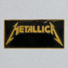 Metallica Kill 'Em All Logo Rectangular Enamel Pin