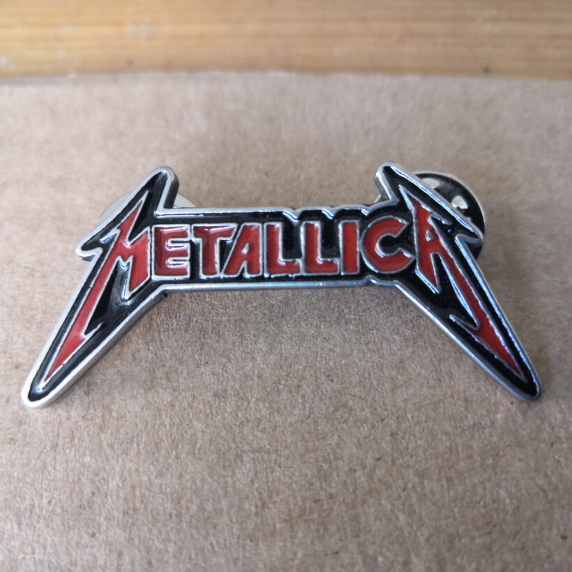 Metallica Kill 'Em All Red Logo Enamel Pin