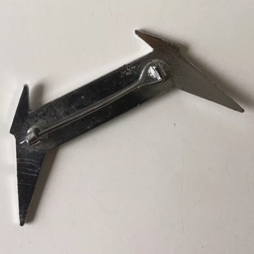 Back of Metallica Kill 'Em All Red Logo Hard Enamel Pin