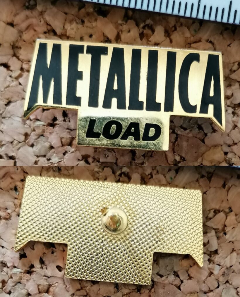 Second picture of X Second picture of Metallica Load Logo Enamel Pin