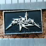 Metallica Logo & Ninja Star Square Enamel Pin