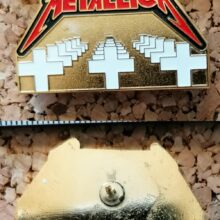 Second picture of X Second picture of Metallica Master of Puppets Album Cover Enamel Pin