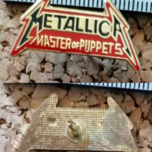 Second picture of X Second picture of Metallica Master of Puppets Enamel Pin