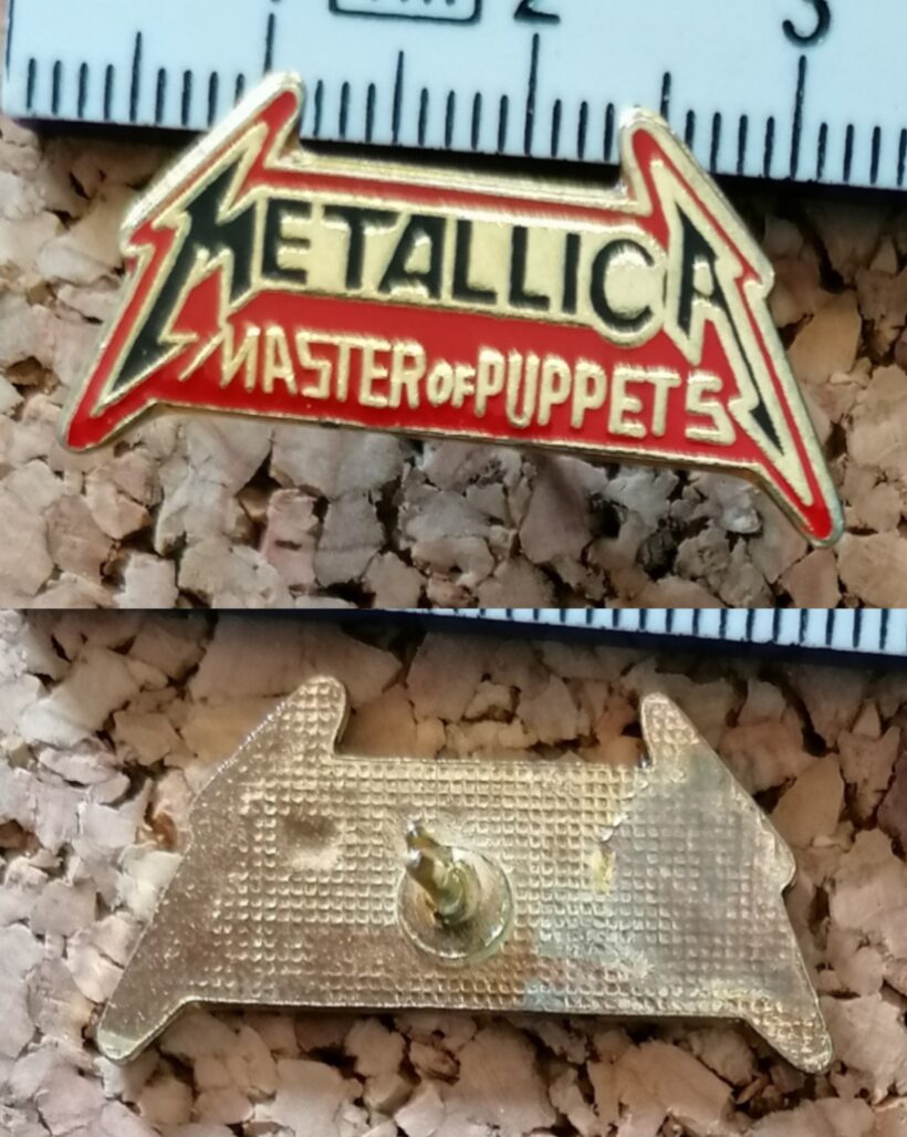 Second picture of X Second picture of Metallica Master of Puppets Enamel Pin