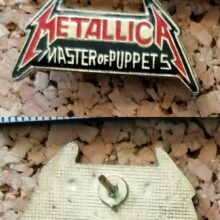 Second picture of X Second picture of Metallica Master of Puppets Enamel Pin