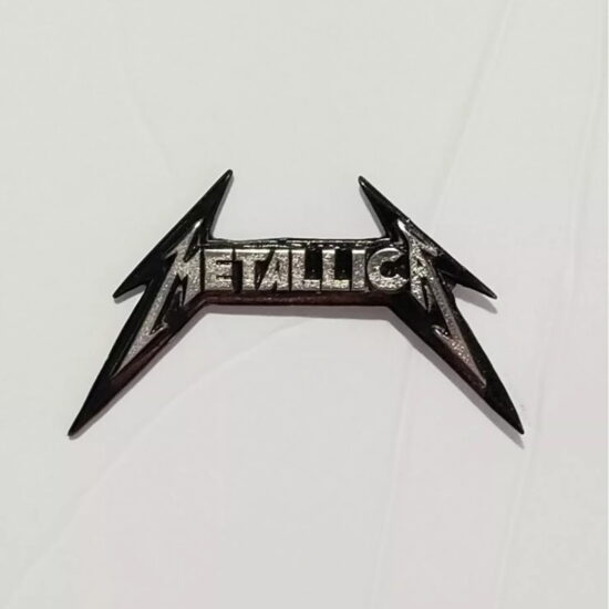 Metallica No Life 'Til Leather Logo Enamel Pin