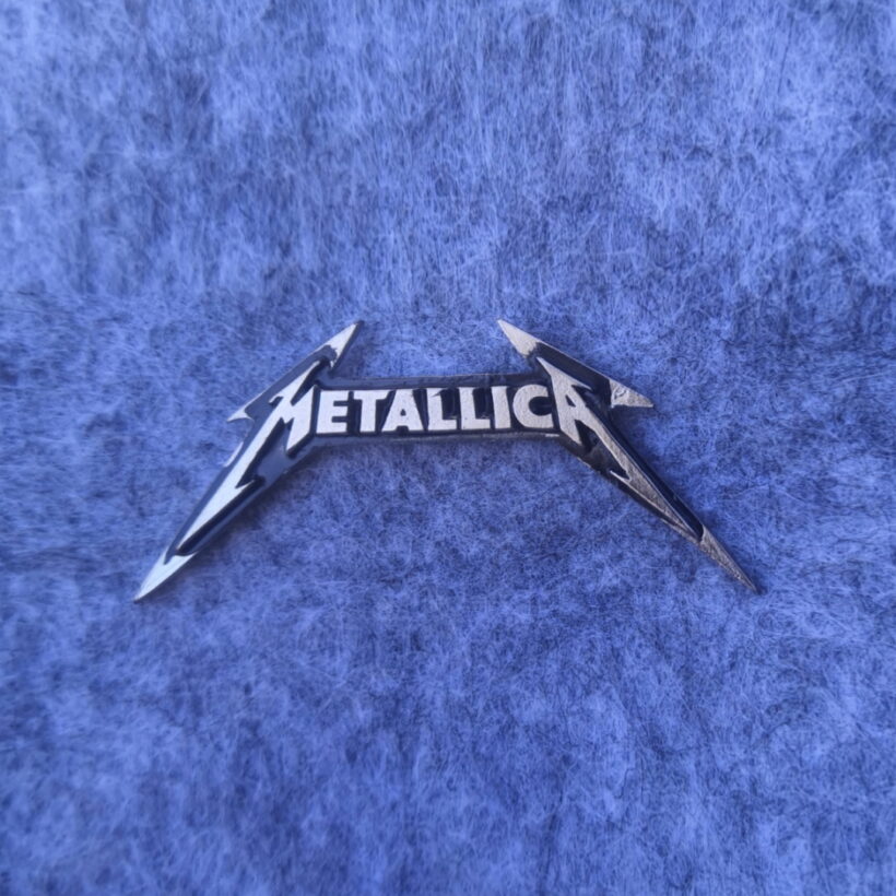 Metallica No Life 'Til Leather Logo Enamel Pin