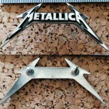 Second picture of Metallica No Life 'Til Leather Logo Enamel Pin