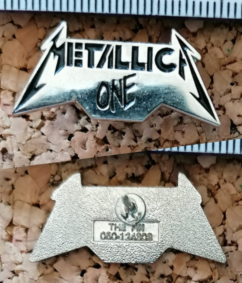 Second picture of Metallica One Logo Enamel Pin