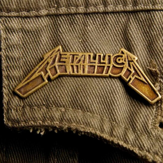 Metallica Ride The Lightning Logo Enamel Pin