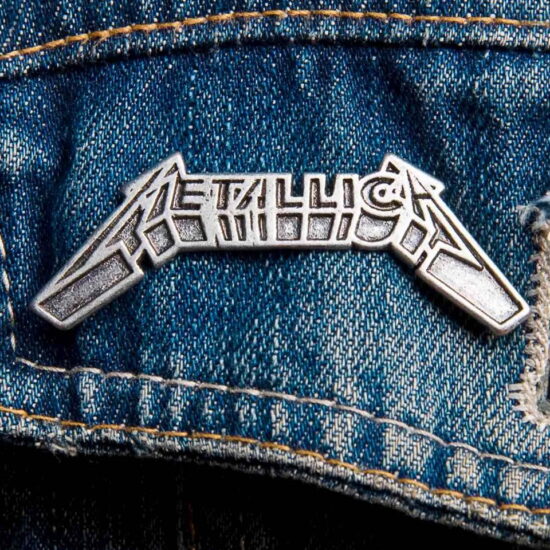 Metallica Ride The Lightning Logo Enamel Pin