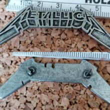 Second picture of X Second picture of Metallica Ride The Lightning Logo Enamel Pin