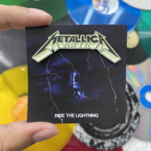 Metallica Ride The Lightning Logo Enamel Pin