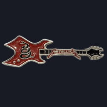 Snake Guitar Enamel Pin Snake Guitar Enamel Pin