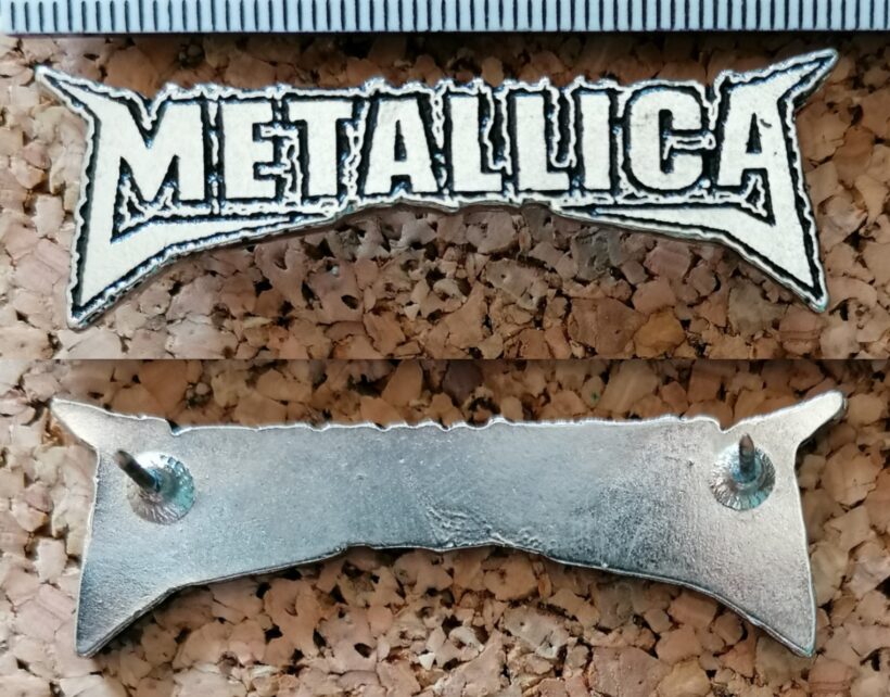 Second picture of X Second picture of Metallica St. Anger Logo Enamel Pin