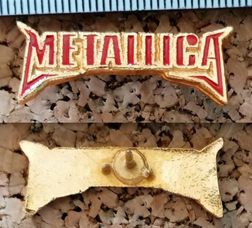 Second picture of X Second picture of Metallica St. Anger Logo Enamel Pin