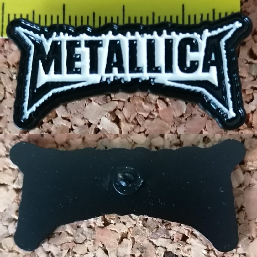 Second picture of X Second picture of Metallica St. Anger Logo Enamel Pin
