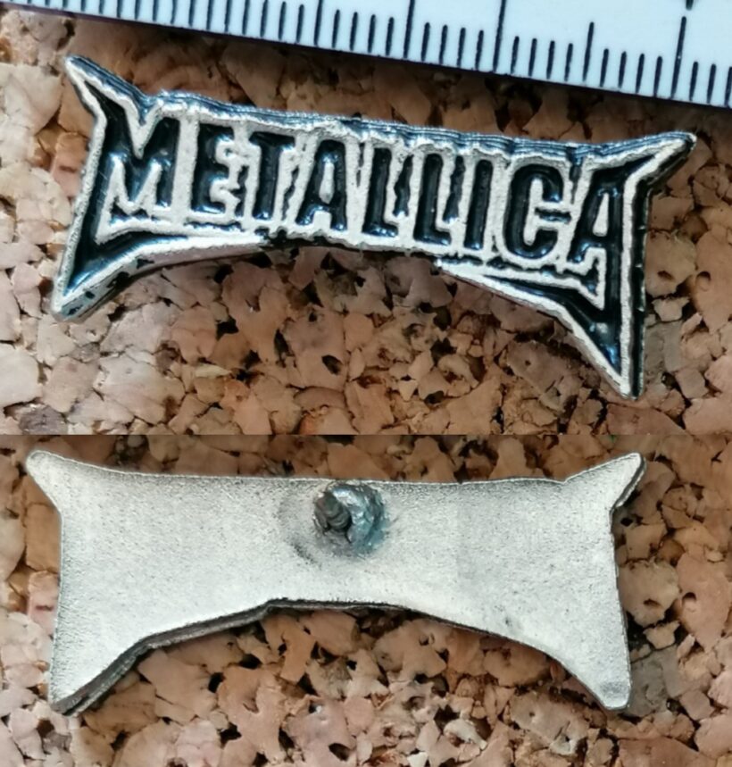 Second picture of X Second picture of Metallica St. Anger Logo Enamel Pin